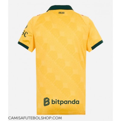 Camisa de time de futebol AC Milan Replicas 3º Equipamento Feminina 2025-26 Manga Curta Camisa de time de futebol AC Milan Replicas 3º Equipamento Feminina 2025-26 Manga Curta